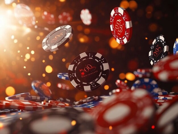 Live casino dealer table with multiple camera angles